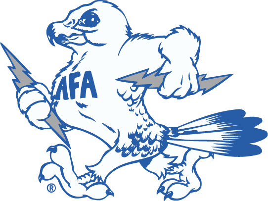 Air Force Falcons 1973-Pres Mascot Logo Print Decal